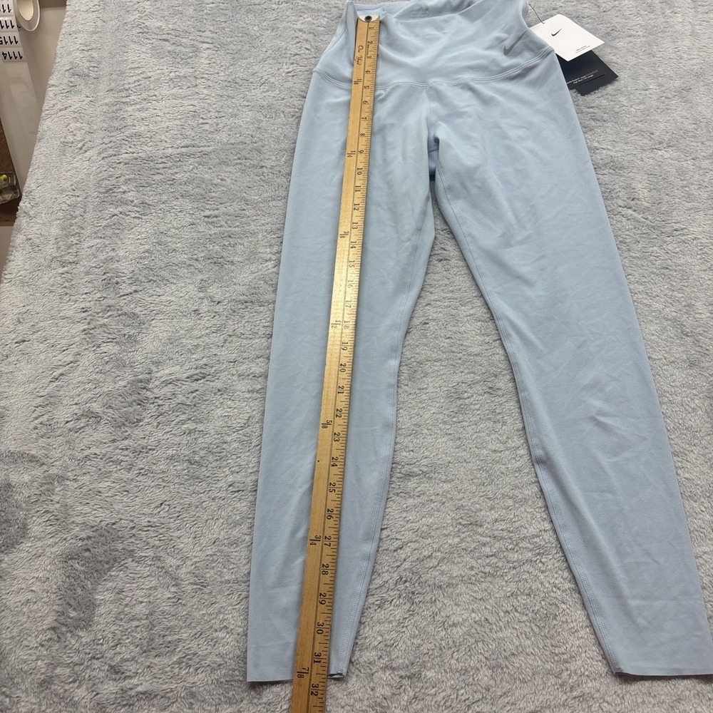 Nike‎ Zenvy Dri-FIT High Rise 7/8 Leggings Light Blue Womens XS FN4095-440 - Picture 3 of 7